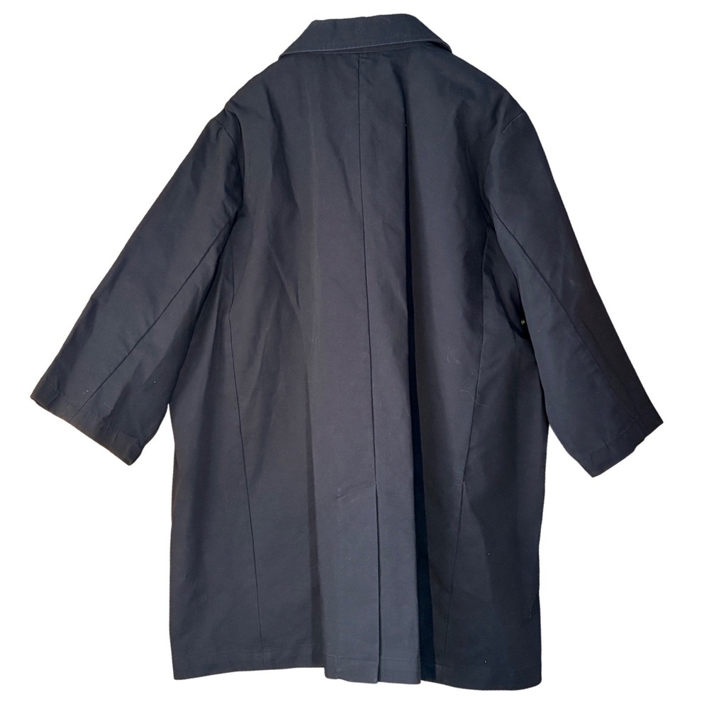 Colebrook & Co Outerwear Womens Black Button Front Lightweight Coat Sz 22/24 - Picture 3 of 9